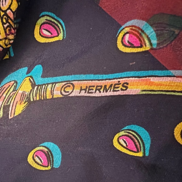 Hermès Annie Faivre Tresors Retrouves scarf - Picture 7 of 12